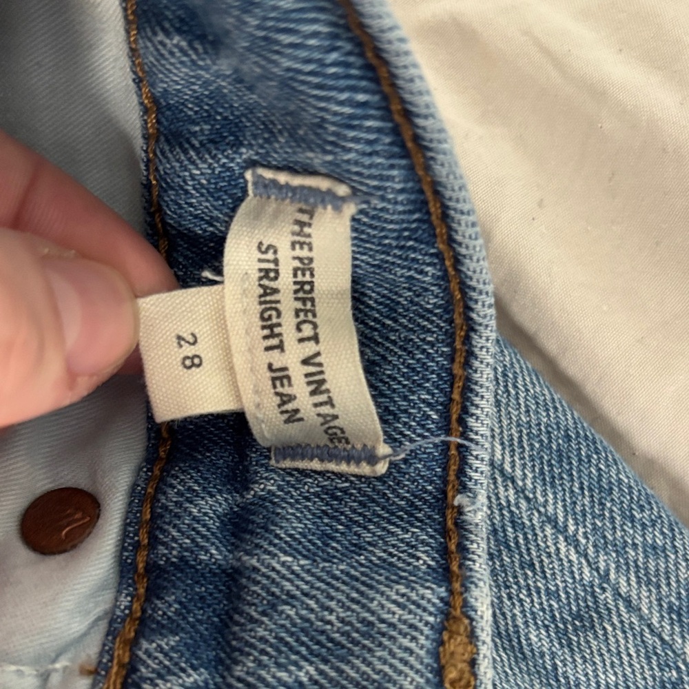 Madewell The Perfect Vintage Straight Jeans - Picture 3 of 11